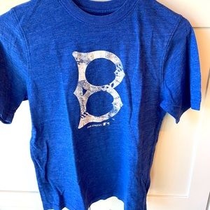 MLB Athletics Youth Large Brooklyn Dodgers T-Shirt